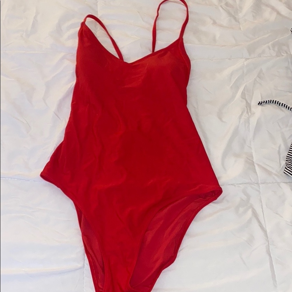 Aerie Strappy Back One Piece Large